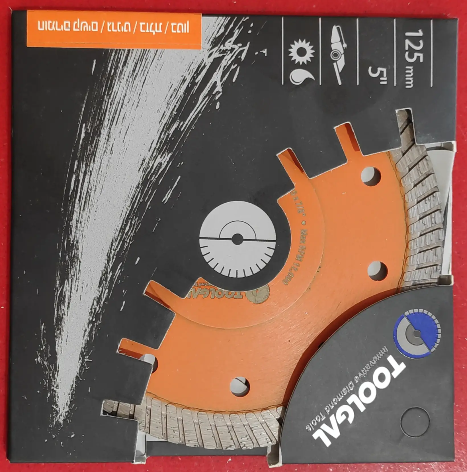 TOLGAL מסור יהלום טורבו לחומרים קשים