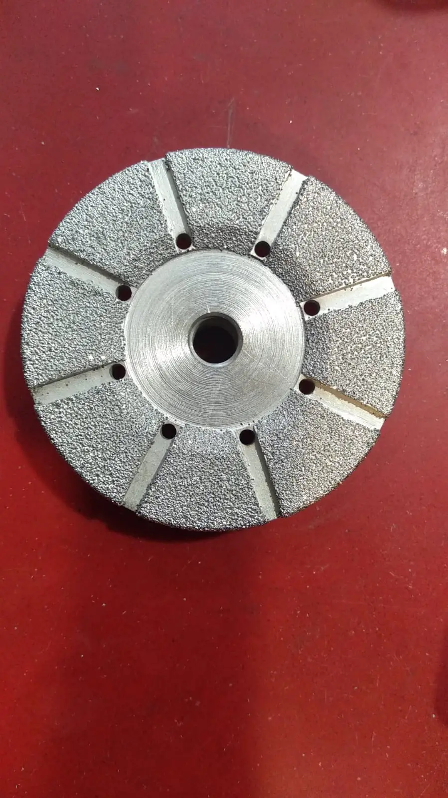 צלחת ליטוש + חורץ "בלו" 8 צלעות