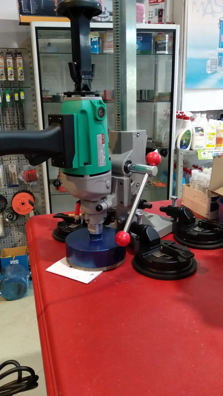 מקדחת יהלום לבטון ואבן 1800W