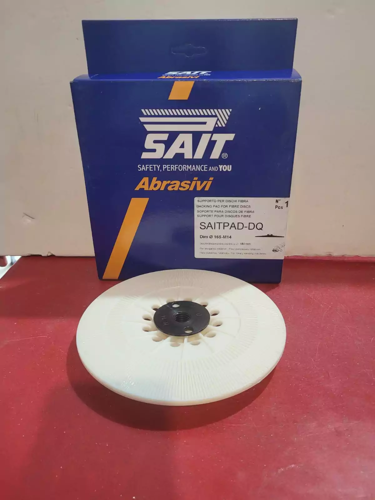 תושבת צלחת עם הברגה לדיסקיות SAIT