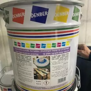 אפוקסי קריסטלי שקוף רב עובי לשולחנות, תכשיטים ופסלים.