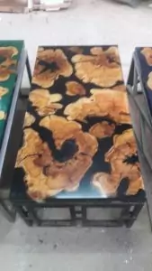 ⁦אפוקסי קריסטלי שקוף רב עובי לשולחנות, תכשיטים ופסלים.⁩ – תמונה ⁦3⁩