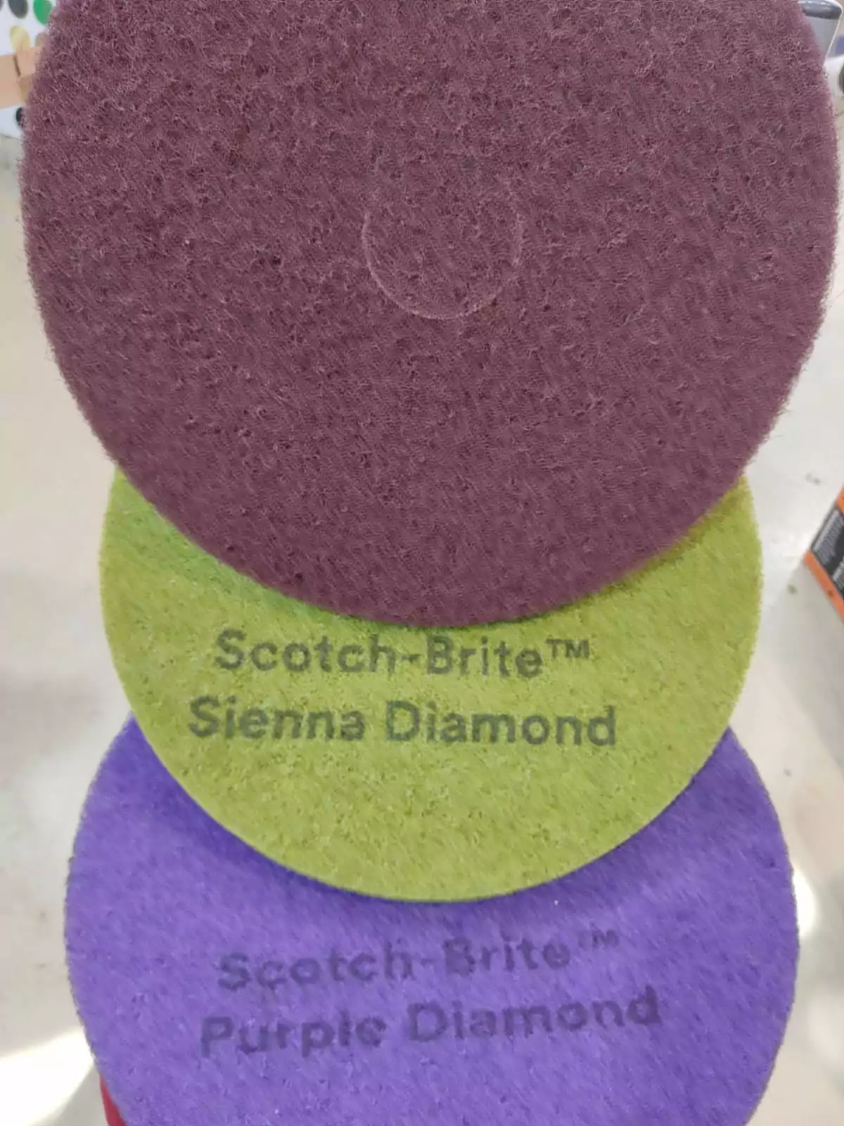 סקוץ פד יהלום ליטוש למכונת פוליש "16 "17 3M