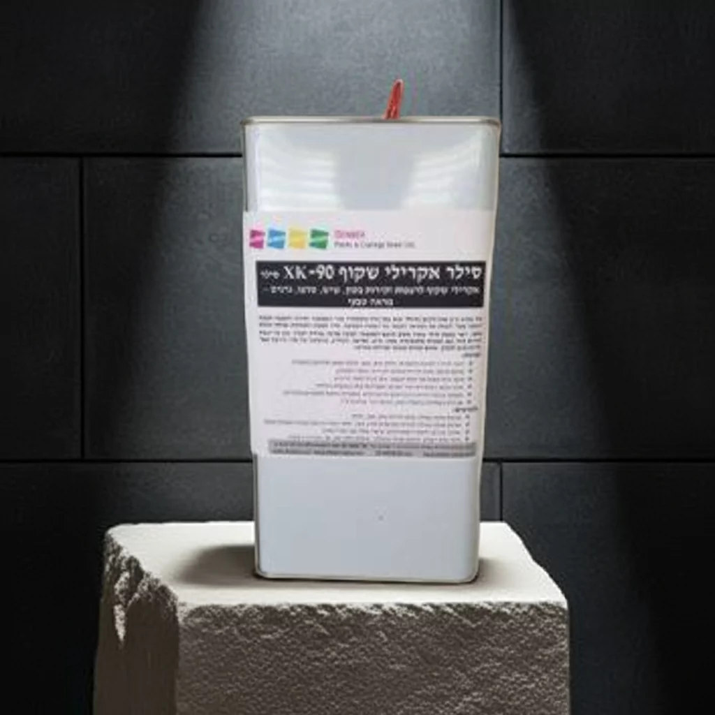 סילר אקרילי שקוף XK90 לבטון ואבן קירות ורצפה